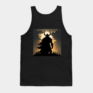 Viking silhouette Tank Top